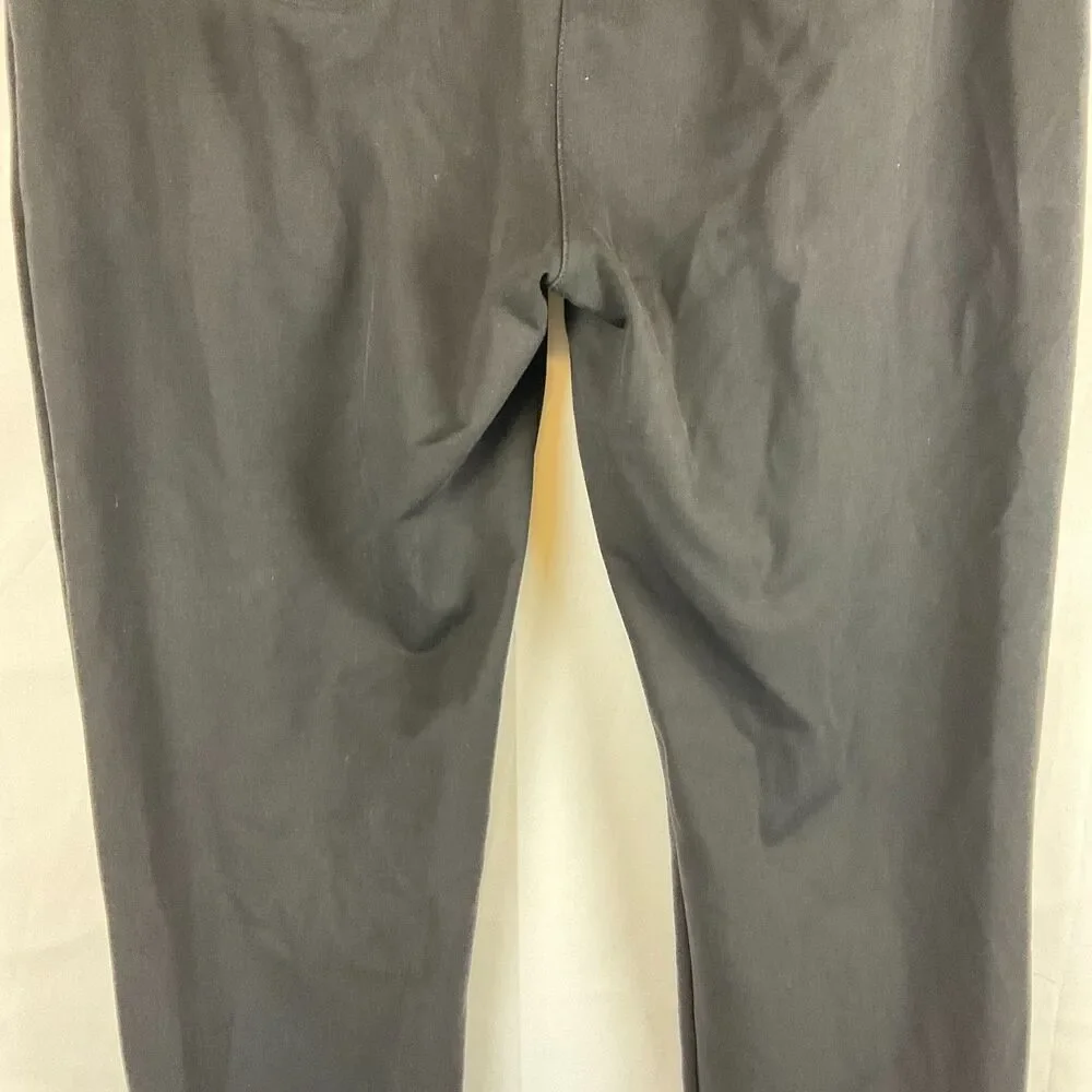 Betabrand Pants XL Black Straight Leg Cuffed